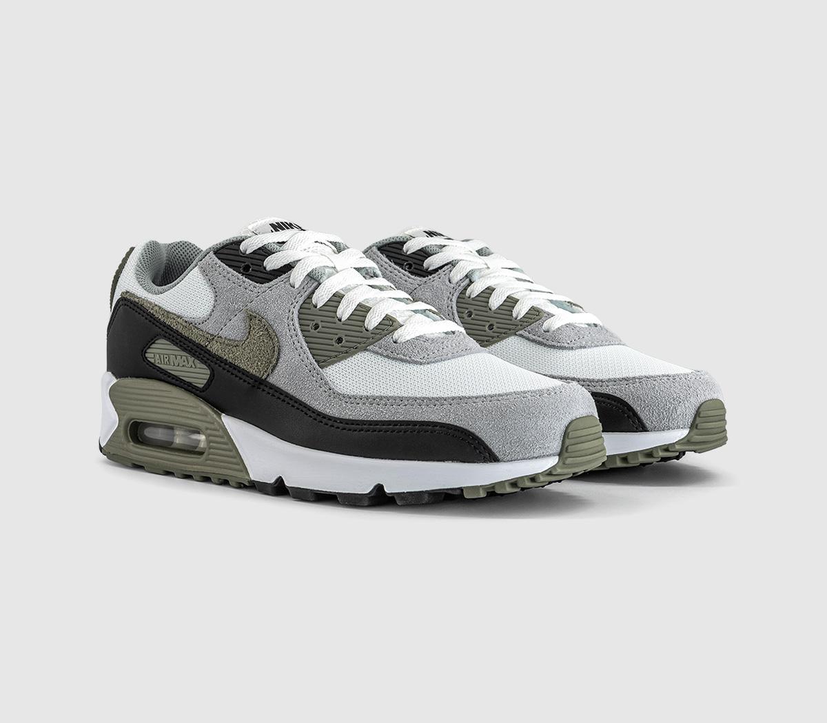 NikeAir Max 90 TrainersSummit White Silver Sage Light Pumice