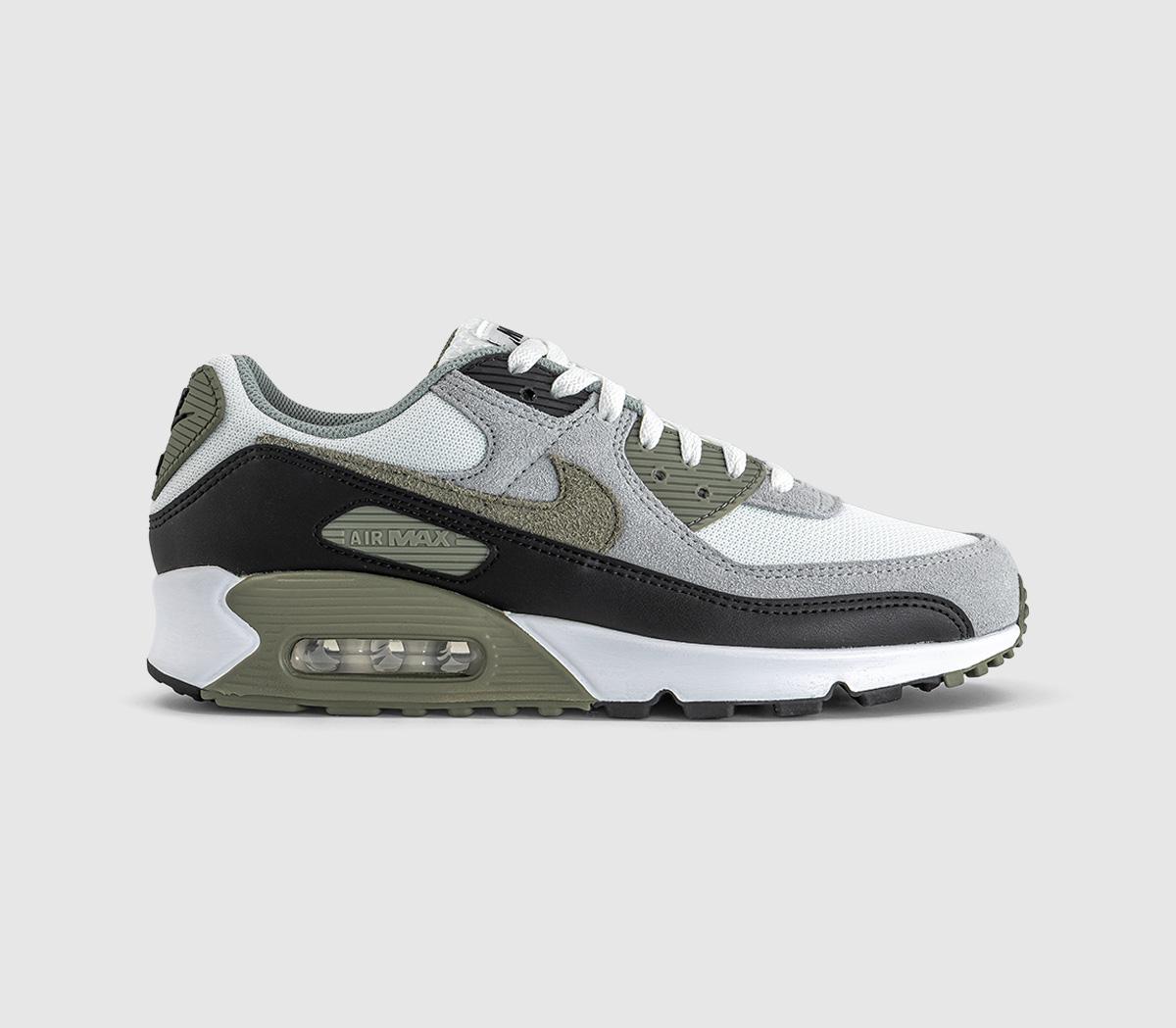 NikeAir Max 90 TrainersSummit White Silver Sage Light Pumice