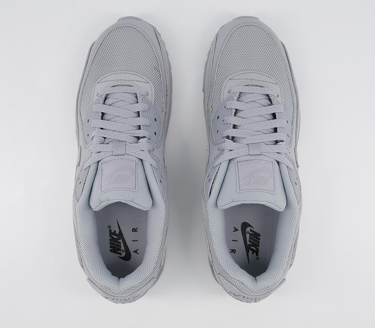 Nike Air Max 90 Trainers Nike Air Max 90 Trainers Wolf Grey Wolf Grey Black
