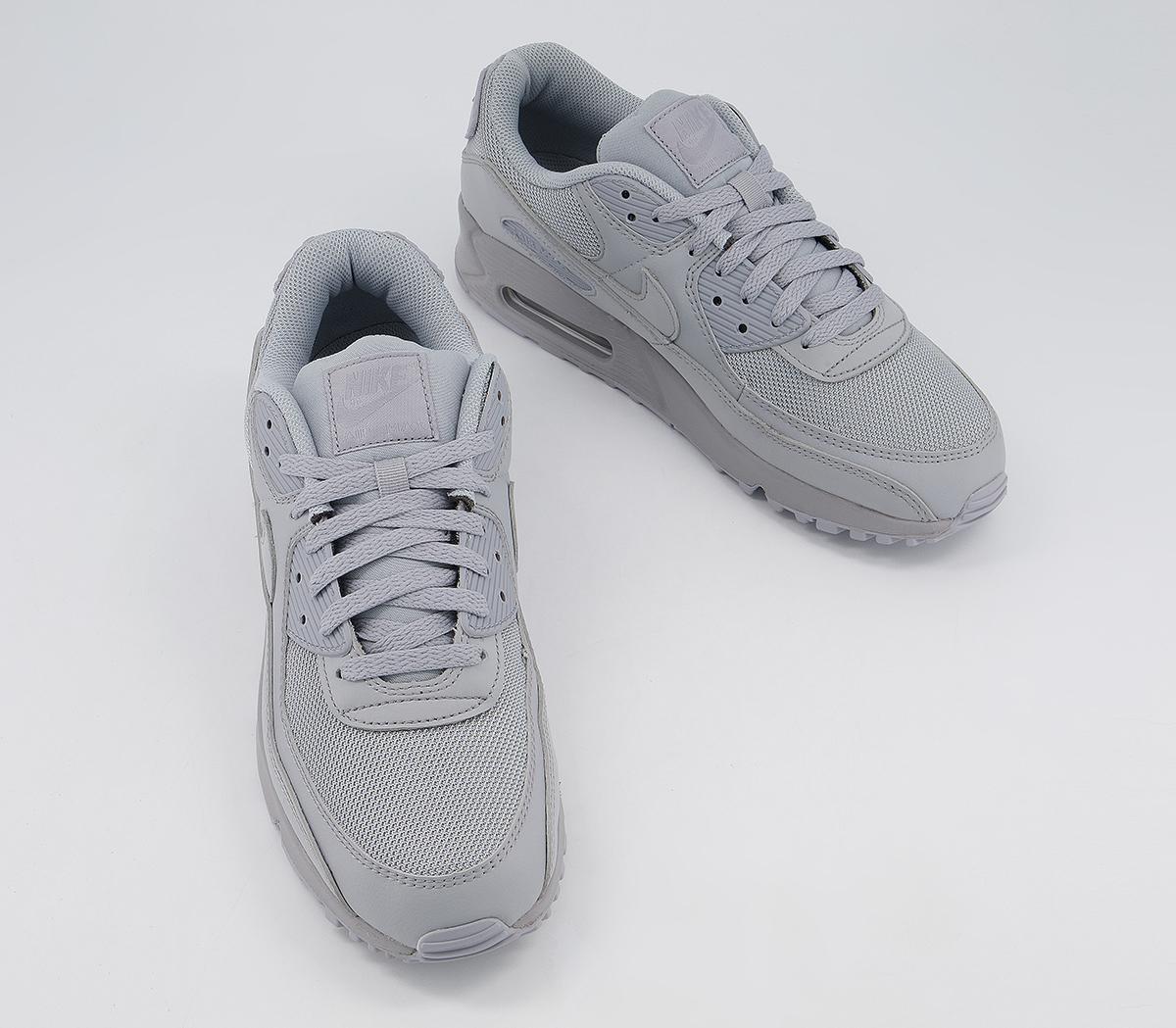 Nike Air Max 90 Trainers Nike Air Max 90 Trainers Wolf Grey Wolf Grey Black