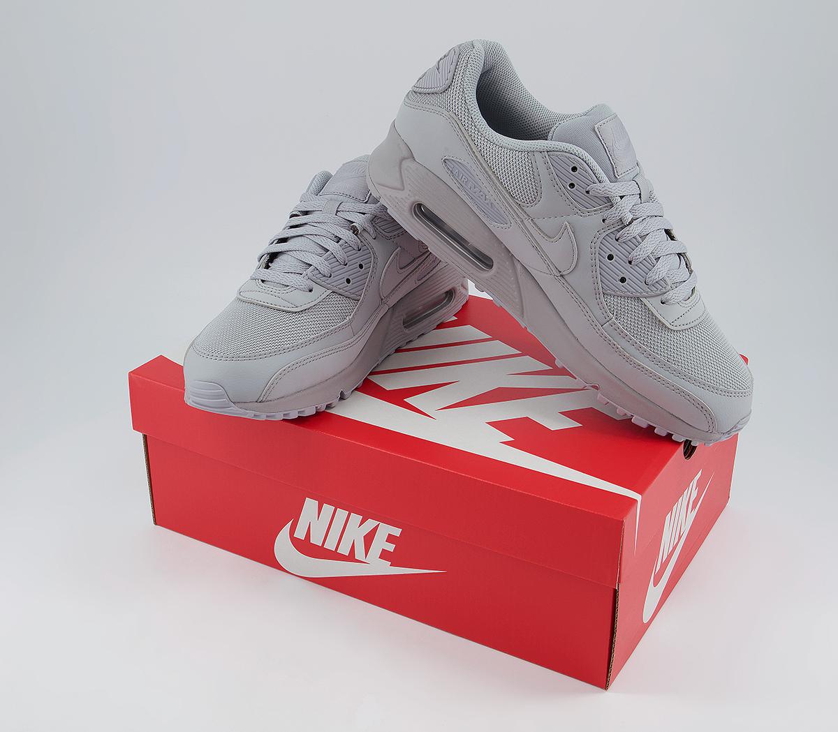 Nike Air Max 90 Trainers Nike Air Max 90 Trainers Wolf Grey Wolf Grey Black