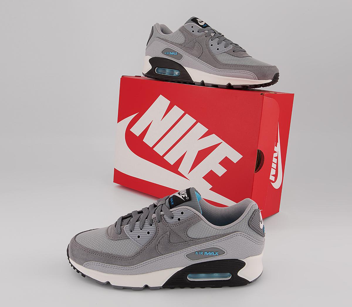 Nike Air Max 90 Trainers Nike Air Max 90 Trainers Wolf Grey Cool Grey Summit White