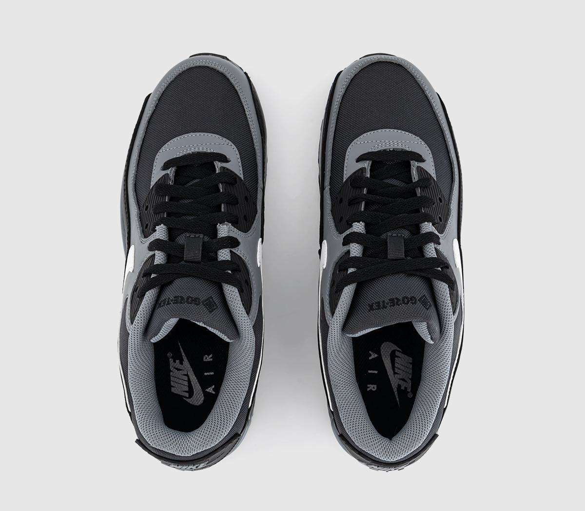 NikeAir Max 90 GORE-TEX Trainers NikeAir Max 90 GORE-TEX TrainersGore Tex Dark Smoke Grey Summit White