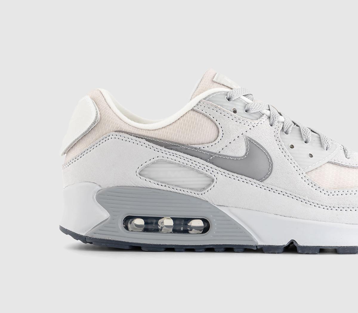 NikeAir Max 90 TrainersPhoton Dust Lt Smoke Grey Phantom Smoke Grey Anth