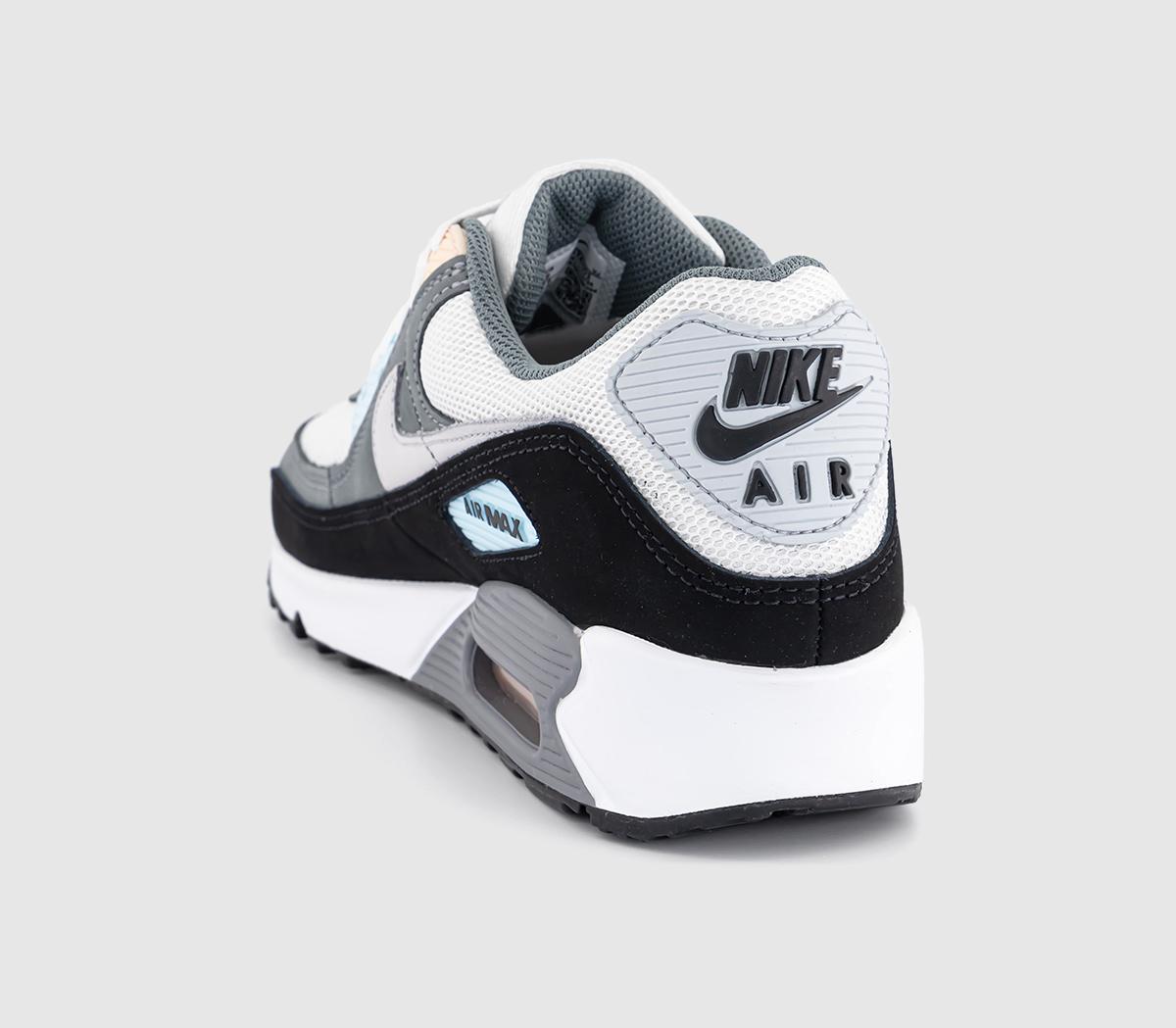 Nike Air Max 90 Trainers Nike Air Max 90 Trainers Cool Grey Pure Platinum Black