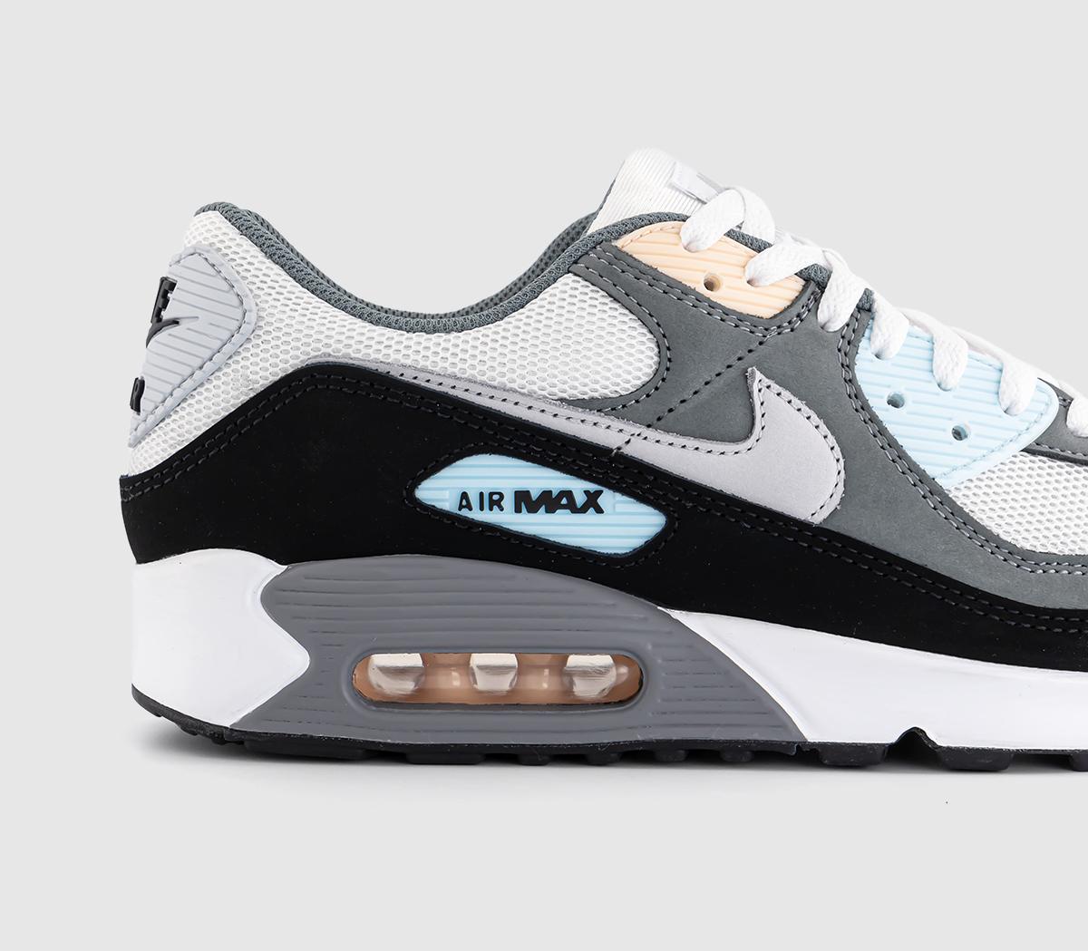 Nike Air Max 90 Trainers Nike Air Max 90 Trainers Cool Grey Pure Platinum Black