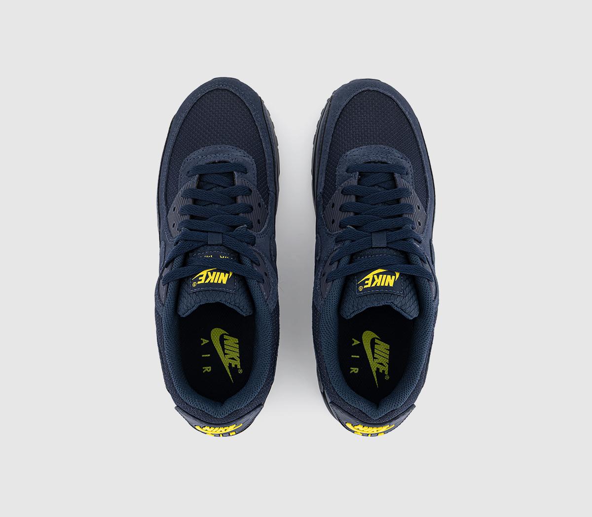 NikeAir Max 90 Trainers NikeAir Max 90 TrainersObsidian Obsidian Lightening