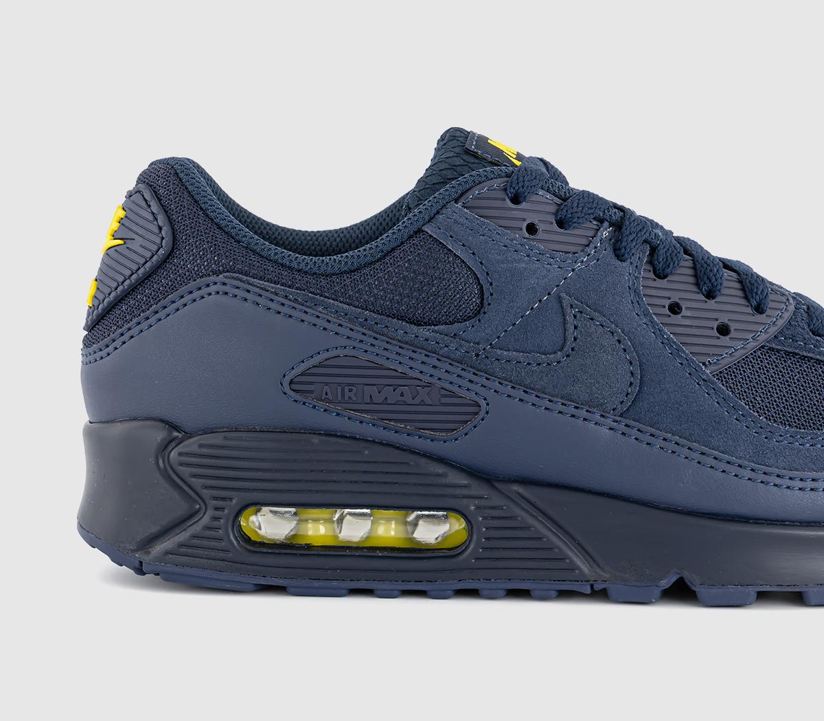NikeAir Max 90 Trainers NikeAir Max 90 TrainersObsidian Obsidian Lightening