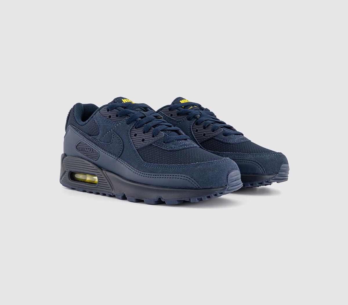 NikeAir Max 90 Trainers NikeAir Max 90 TrainersObsidian Obsidian Lightening