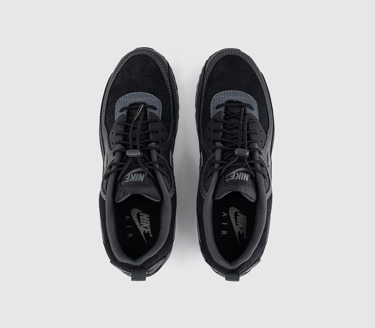 NikeAir Max 90 TrainersBlack Iron Grey Anthracite Dark Smoke Grey