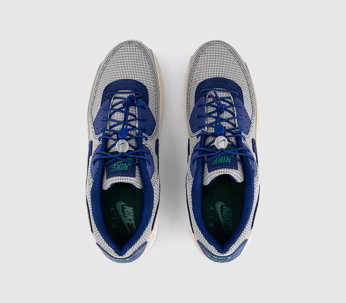 NikeAir Max 90 TrainersCoconut Milk Deep Royal Blue Legion Pine Light Ore