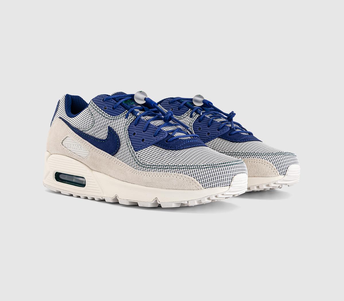NikeAir Max 90 TrainersCoconut Milk Deep Royal Blue Legion Pine Light Ore