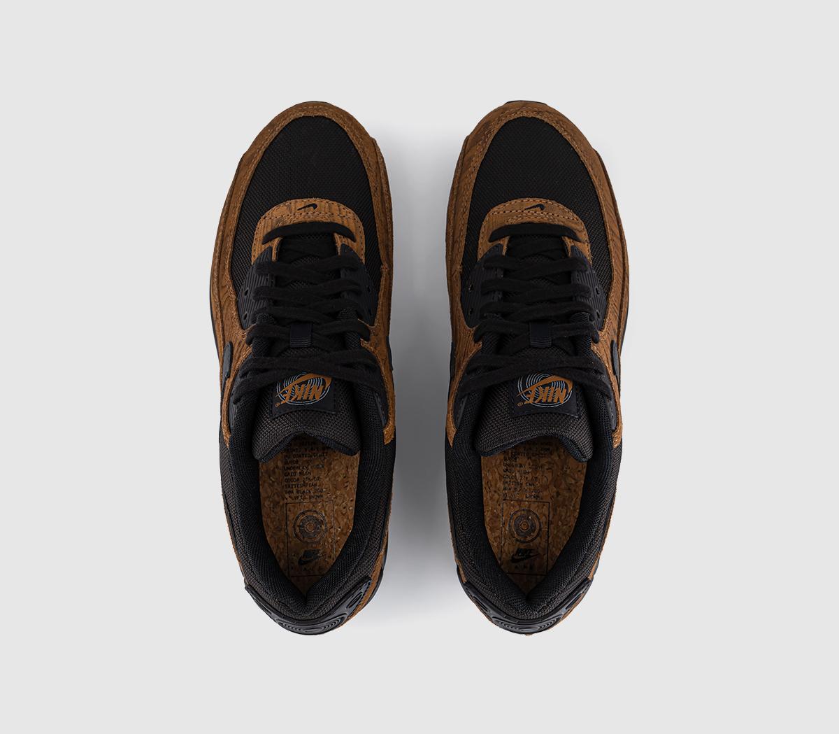 NikeAir Max 90 TrainersLt British Tan Black Velvet Brown