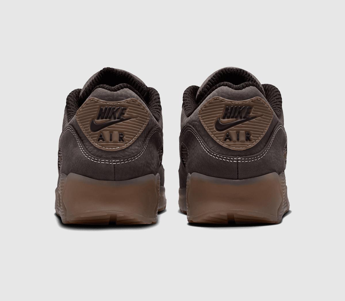 NikeAir Max 90 TrainersLeather Shadow Brown Shadow Brown Gum Qs