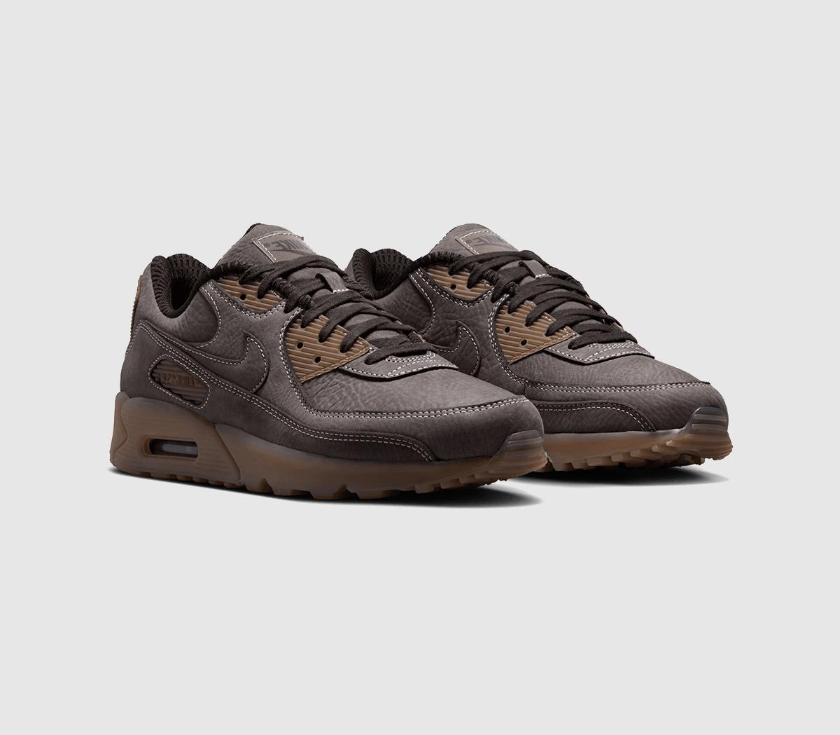 NikeAir Max 90 TrainersLeather Shadow Brown Shadow Brown Gum Qs