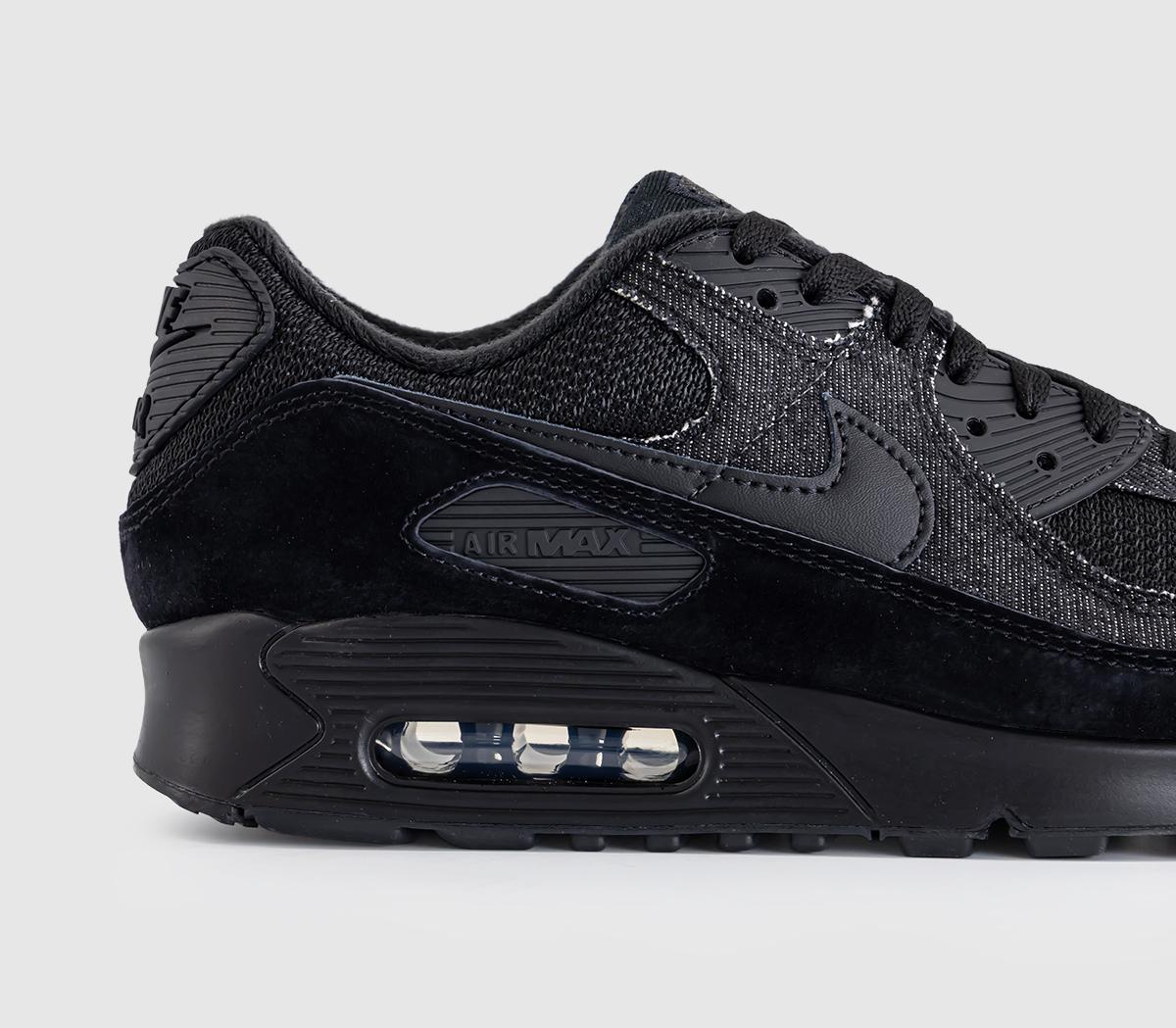 NikeAir Max 90 TrainersDenim Black Cool Grey Infrared 23