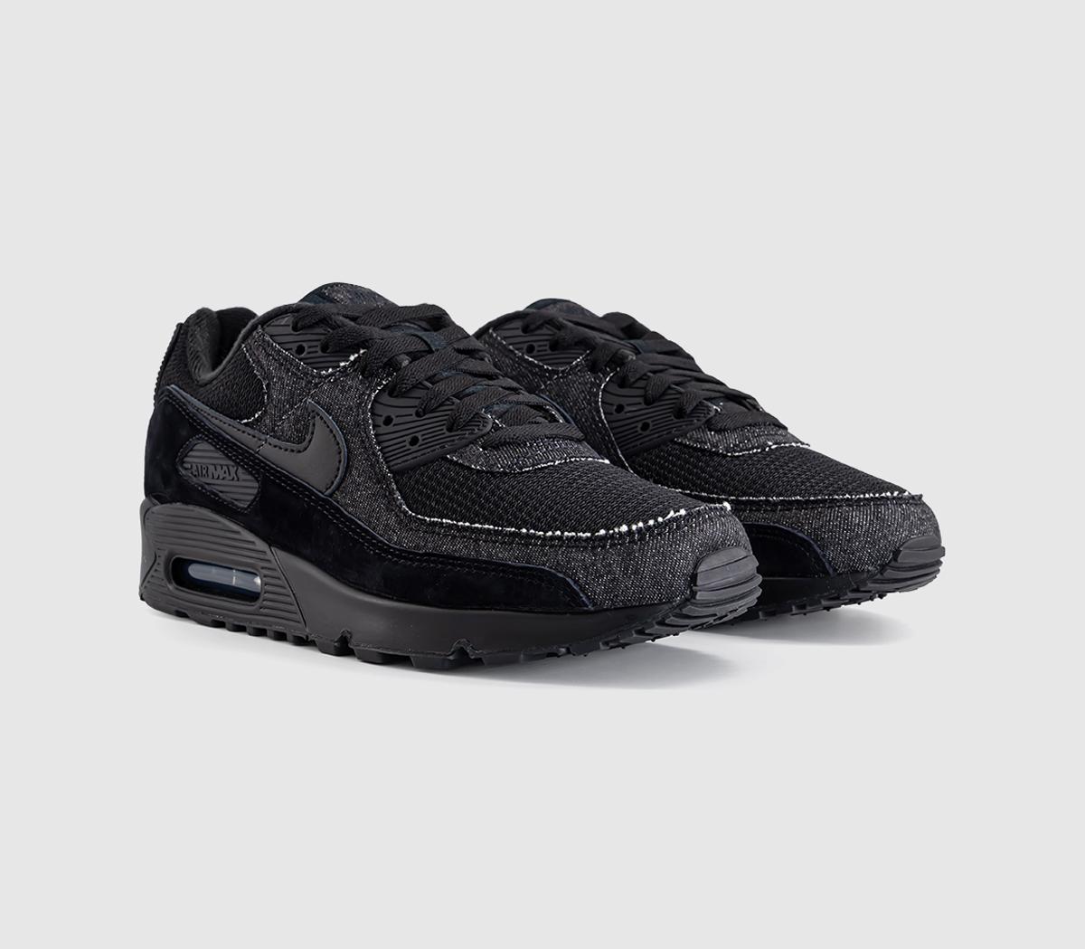 NikeAir Max 90 TrainersDenim Black Cool Grey Infrared 23