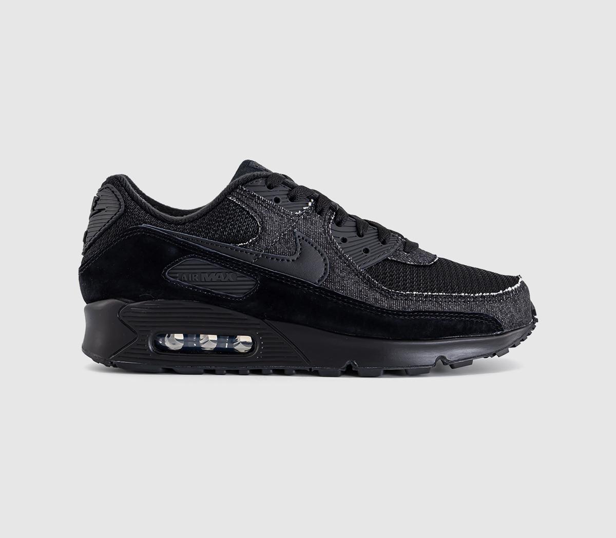NikeAir Max 90 TrainersDenim Black Cool Grey Infrared 23