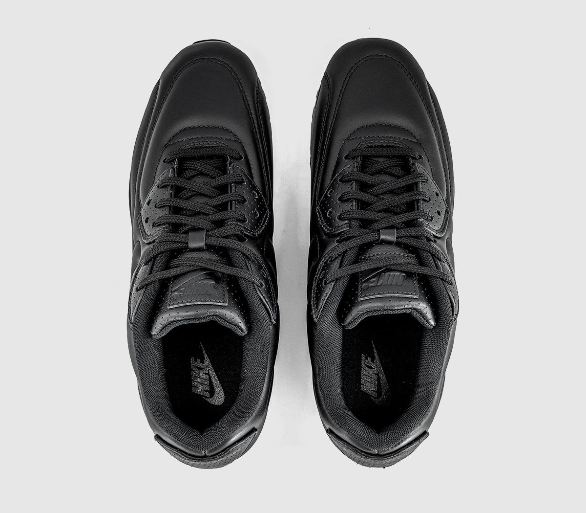 NikeAir Max 90 TrainersTriple Black Puffy