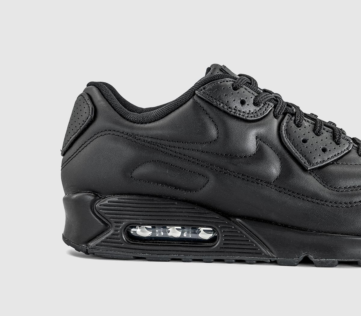 NikeAir Max 90 TrainersTriple Black Puffy