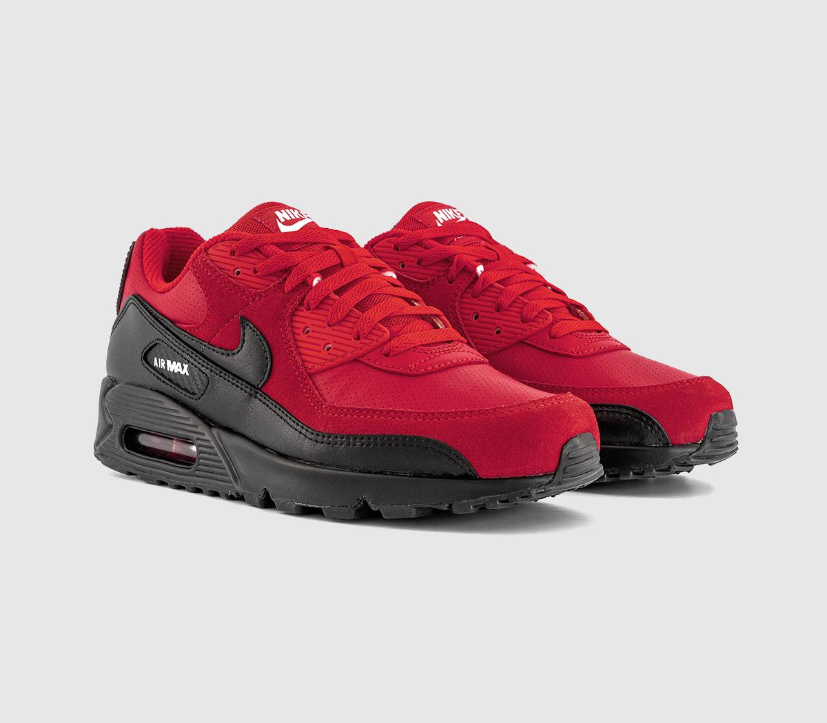 Nike Air Max 90 Trainers Nike Air Max 90 Trainers Speed Red Black Grey