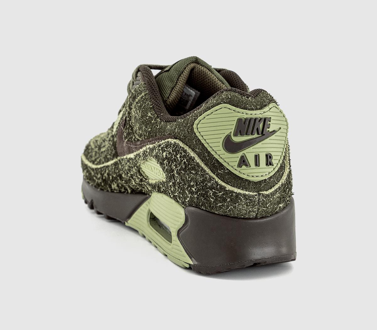 NikeAir Max 90 TrainersMed Olive Cargo Khaki White