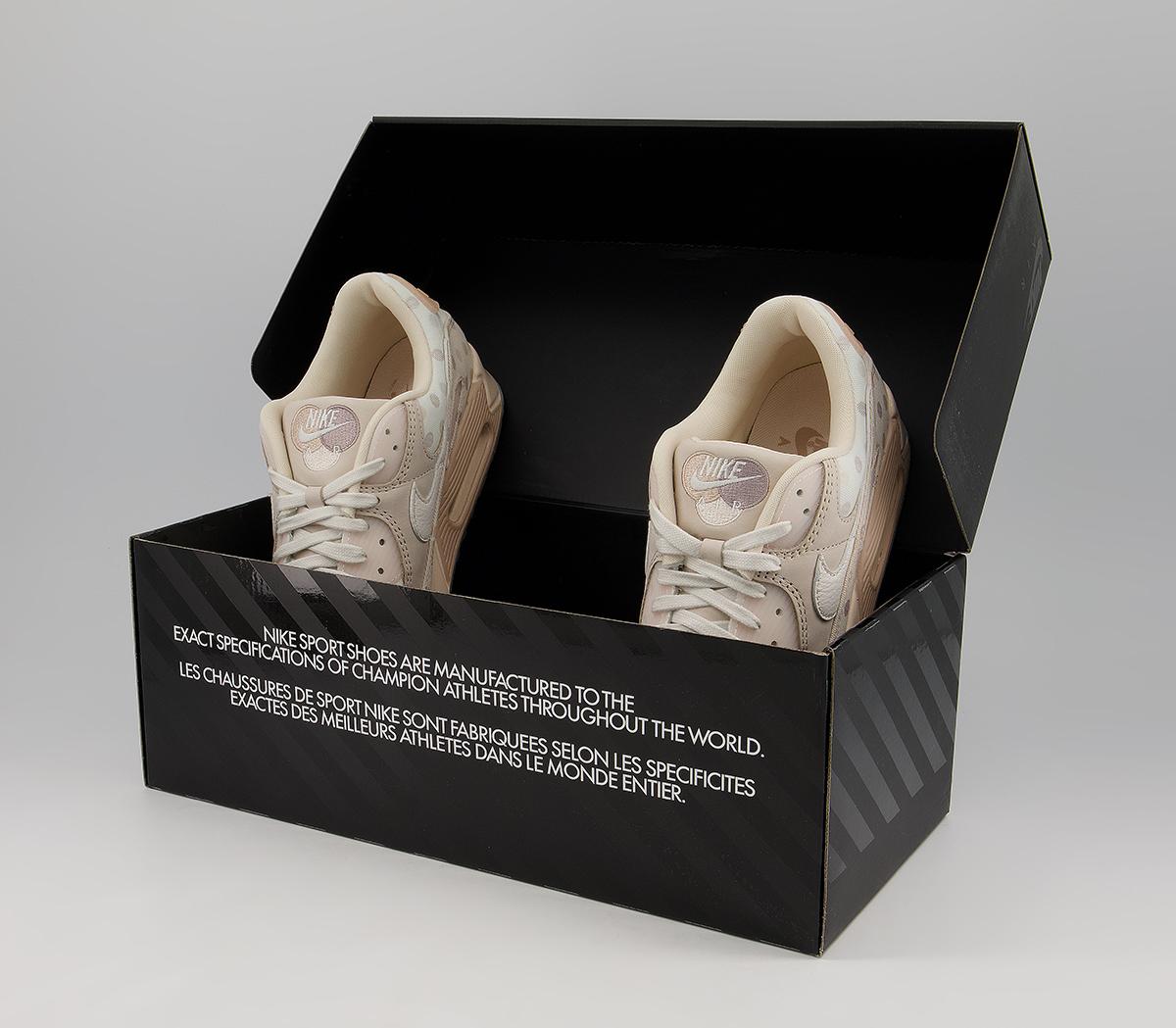 Nike Air Max 90 Trainers Nike Air Max 90 Trainers Shimmer Sail Desert Sand Pale Ivory