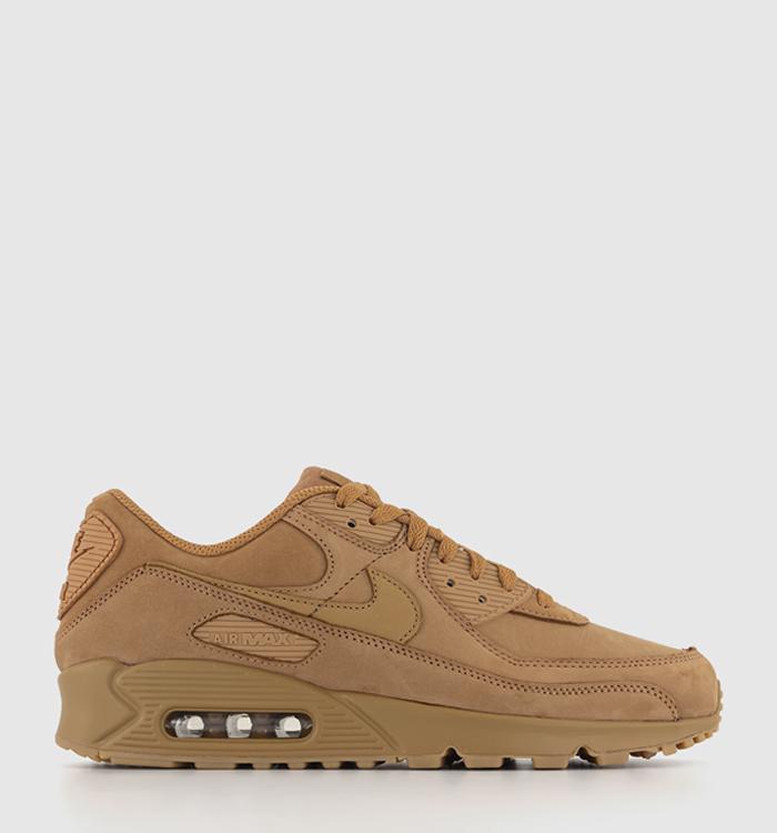 Nike air max 1 trainers wheat light hot sale bone gum