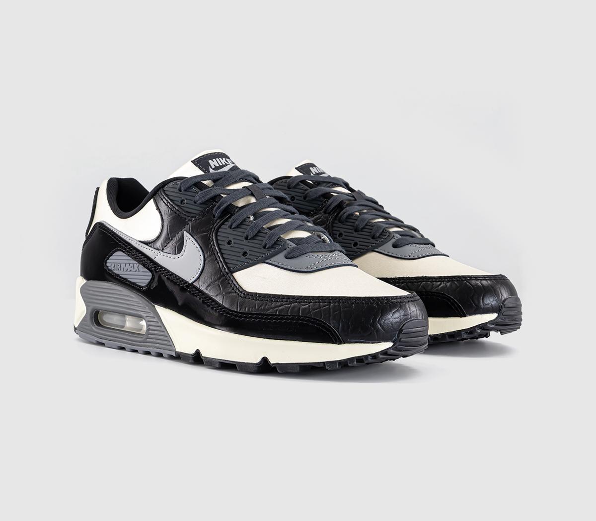 NikeAir Max 90 TrainersSail Light Smoke Grey Black Anthracite Smoke Grey