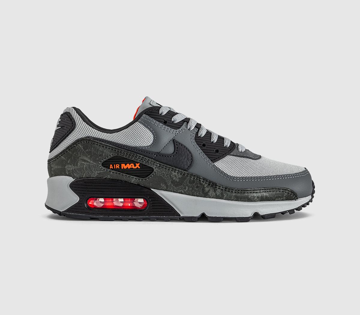 NikeAir Max 90 TrainersMulti Color Black Smoke Grey