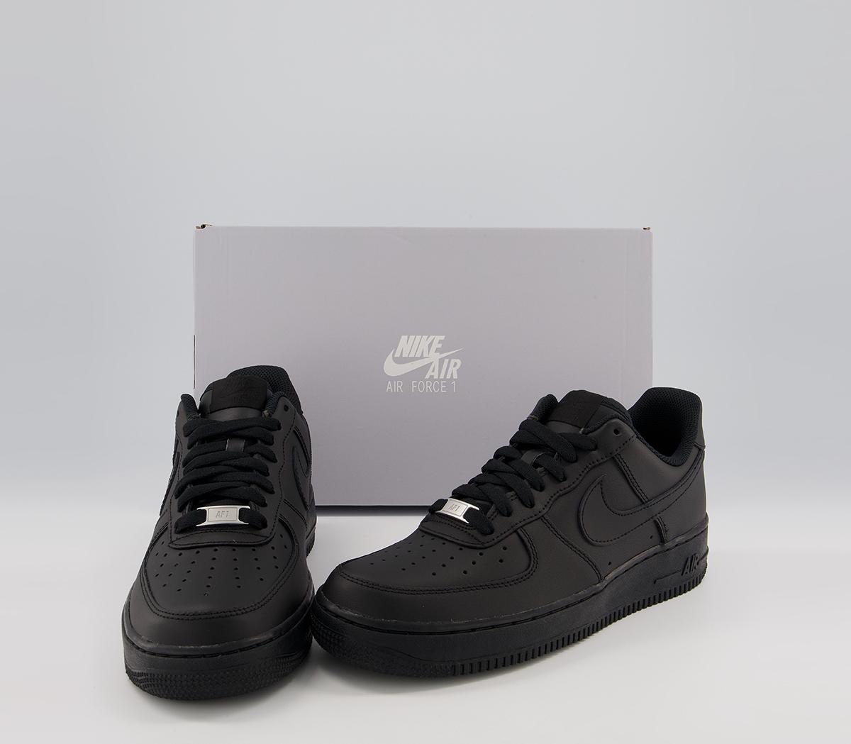 Nike Air Force 1 07 Trainers Black - His trainers