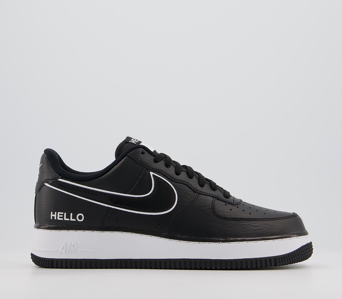 NikeAir Force 1 07 TrainersBlack Black White