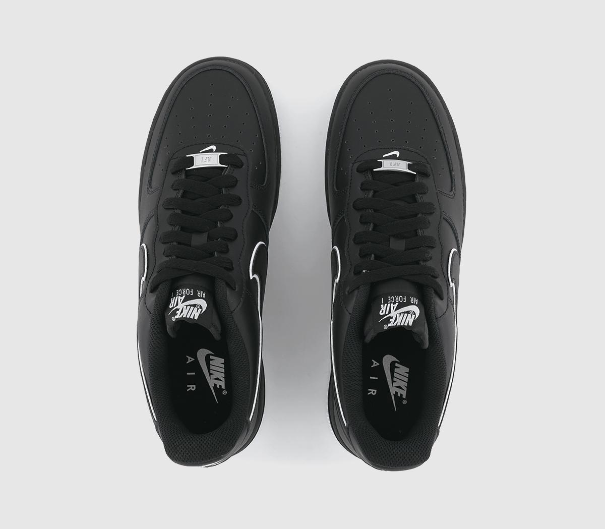 Nike Air Force 1 07 Trainers Nike Air Force 1 07 Trainers Black White Black