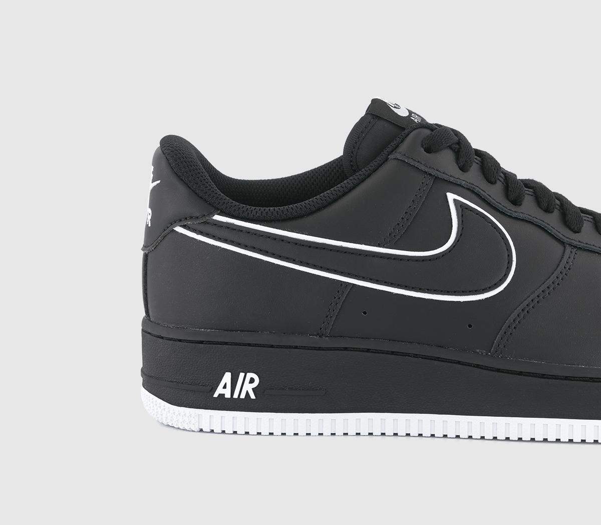 Nike Air Force 1 07 Trainers Nike Air Force 1 07 Trainers Black White Black