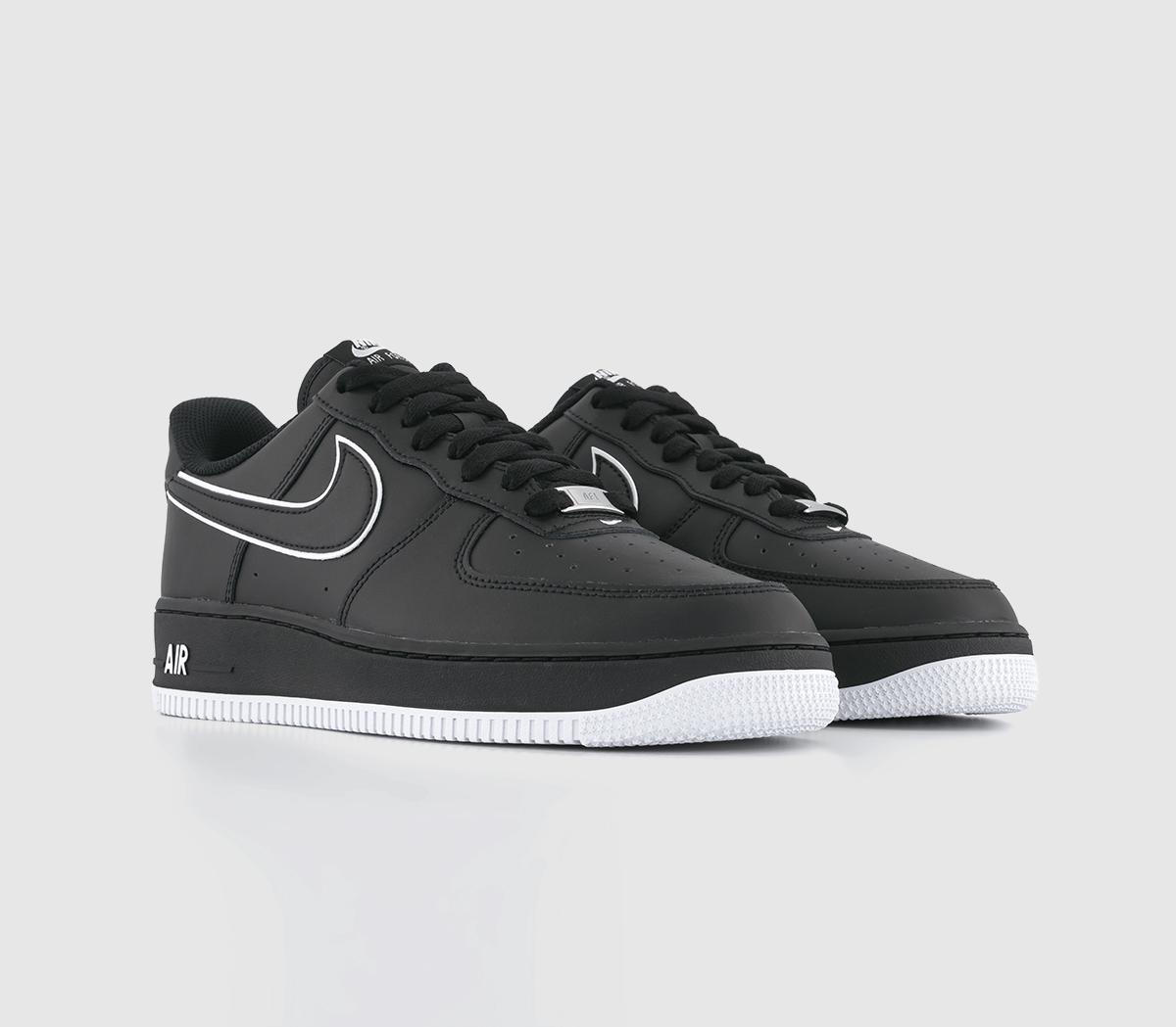 Nike Air Force 1 07 Trainers Nike Air Force 1 07 Trainers Black White Black