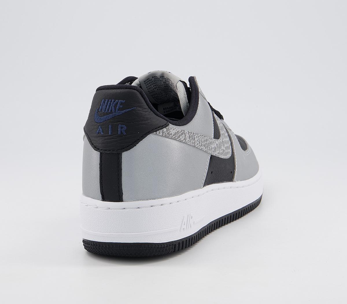 NikeAir Force 1 07 TrainersBlack Black Silver