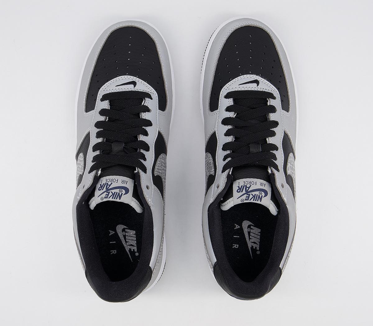 NikeAir Force 1 07 TrainersBlack Black Silver