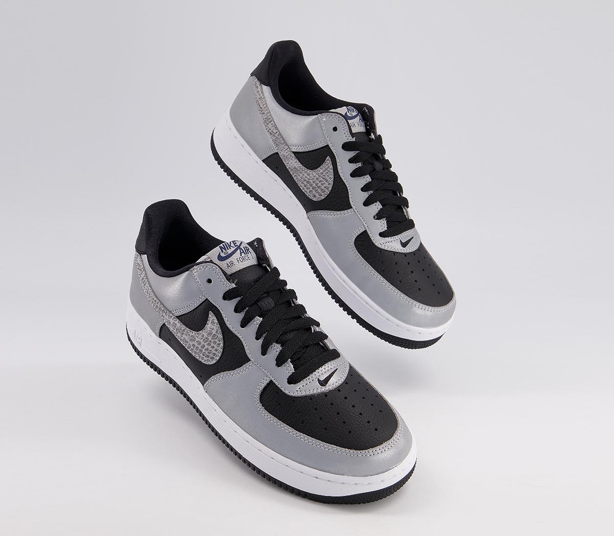 NikeAir Force 1 07 TrainersBlack Black Silver