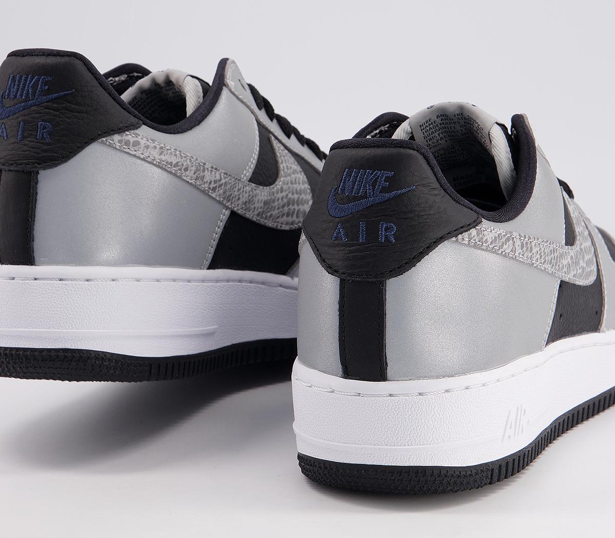 NikeAir Force 1 07 TrainersBlack Black Silver