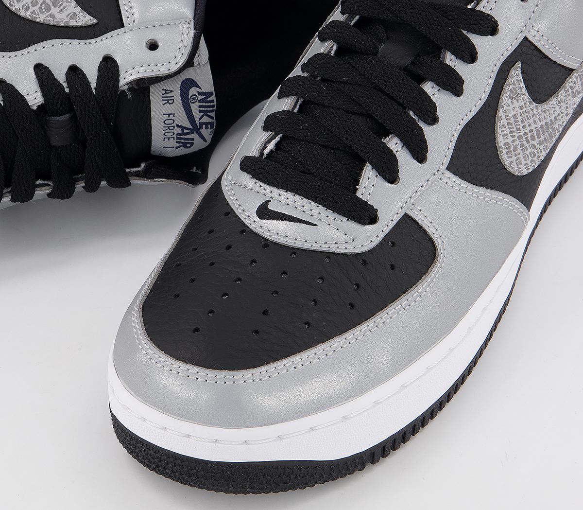 NikeAir Force 1 07 TrainersBlack Black Silver