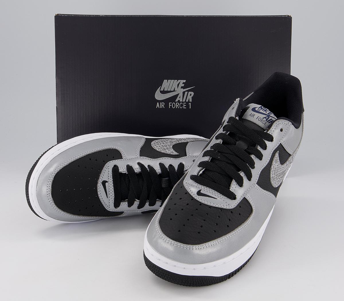 NikeAir Force 1 07 TrainersBlack Black Silver