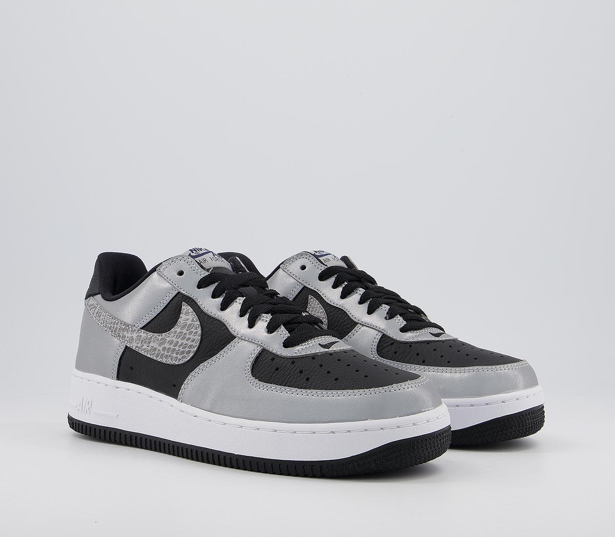 NikeAir Force 1 07 TrainersBlack Black Silver