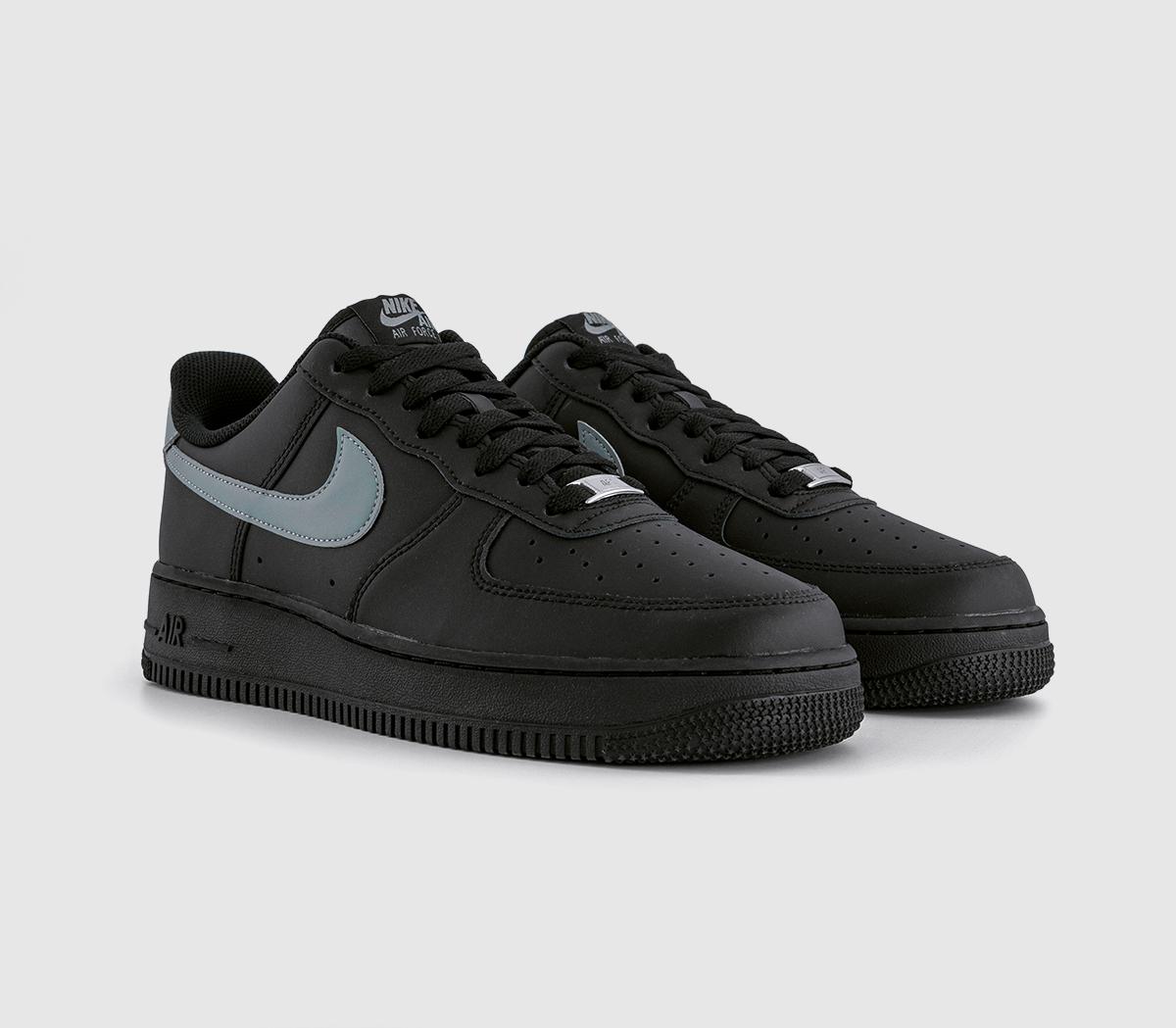 Nike Air Force 1 07 Trainers Nike Air Force 1 07 Trainers Black Cool Grey