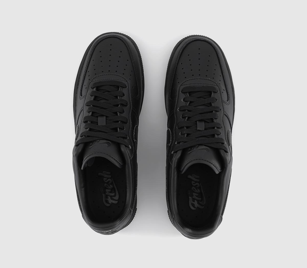 NikeAir Force 1 07 Trainers Black Anthracite Black