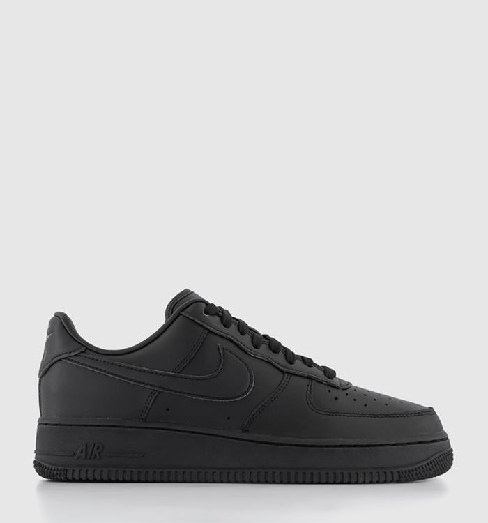 Nike Air Force 1 07 Trainers Black Anthracite Black