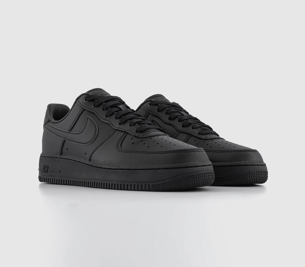 Nike Air Force 1 07 Trainers Black Anthracite Black - Men's Trainers