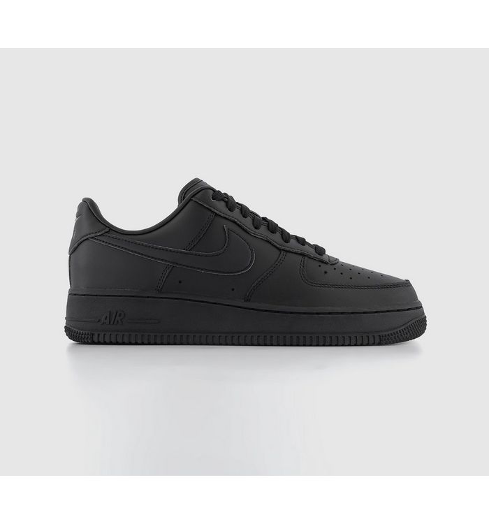 Nike Air Force 1 07 Trainers Black Anthracite Black