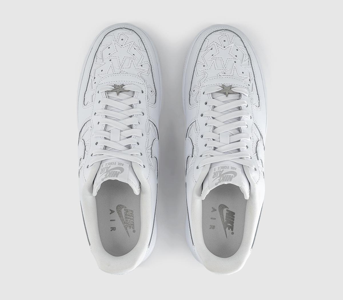 NikeAir Force 1 07 TrainersWhite White Metallic Silver