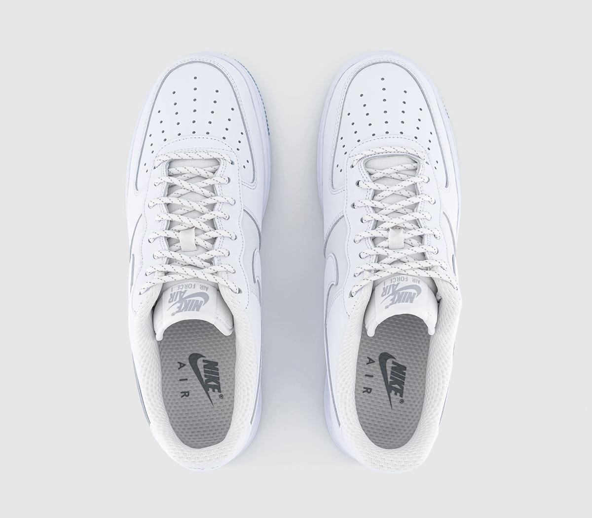NikeAir Force 1 07 TrainersWhite White Reflect Silver