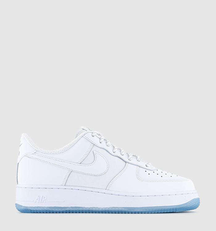 Nike Air Force 1 07 Trainers White White Reflect Silver